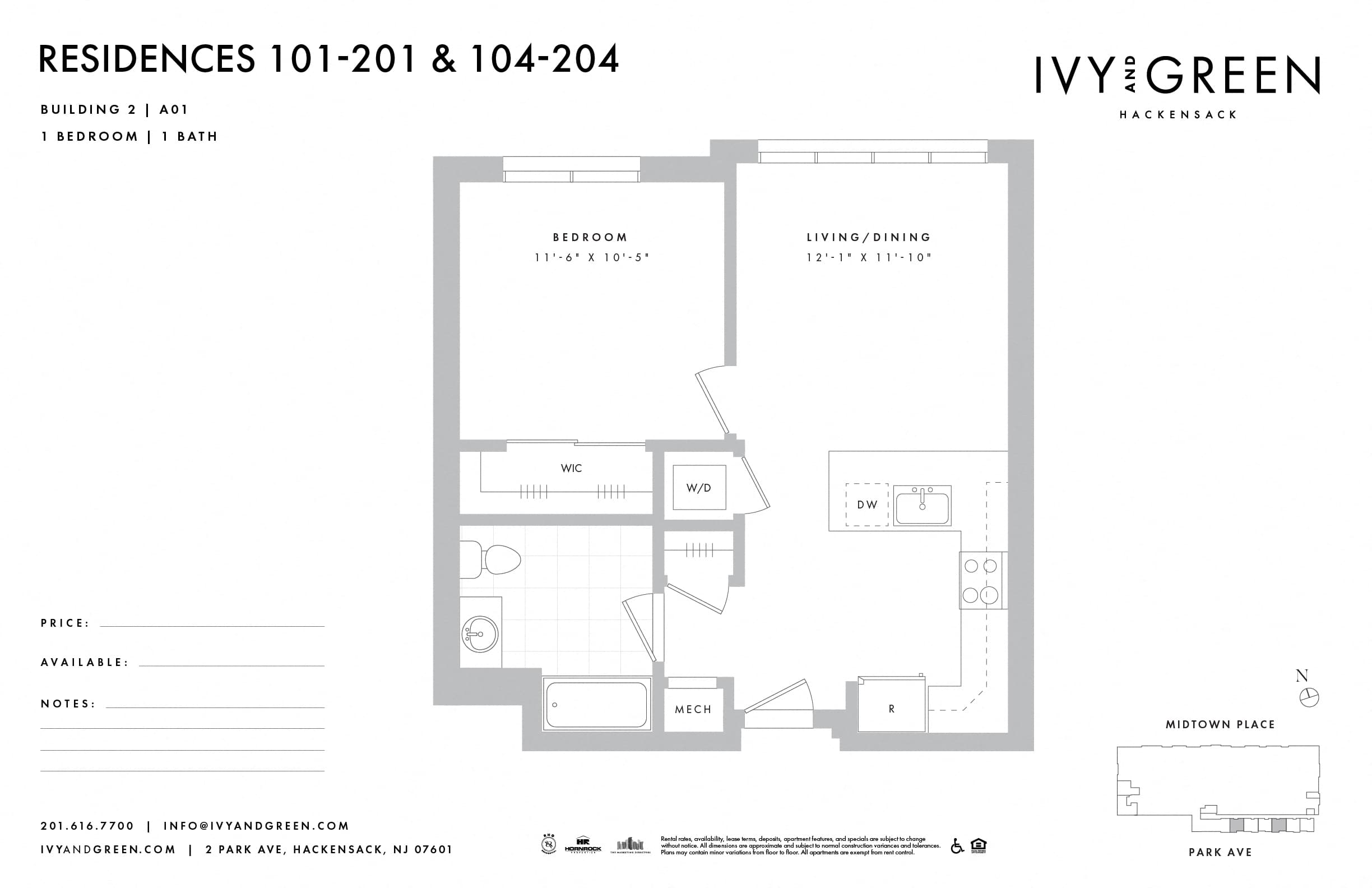 A01 floor plan