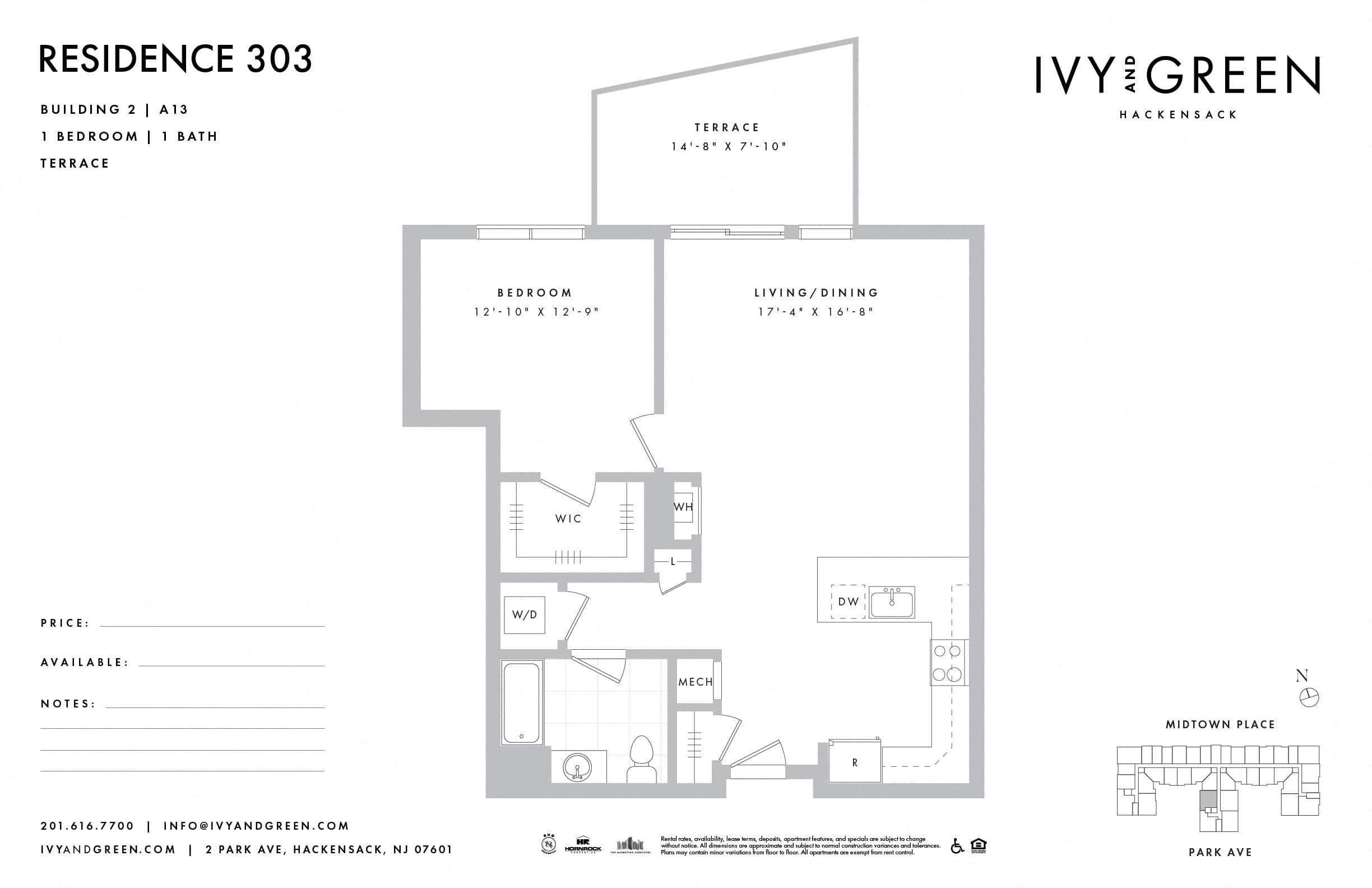 A13 floor plan