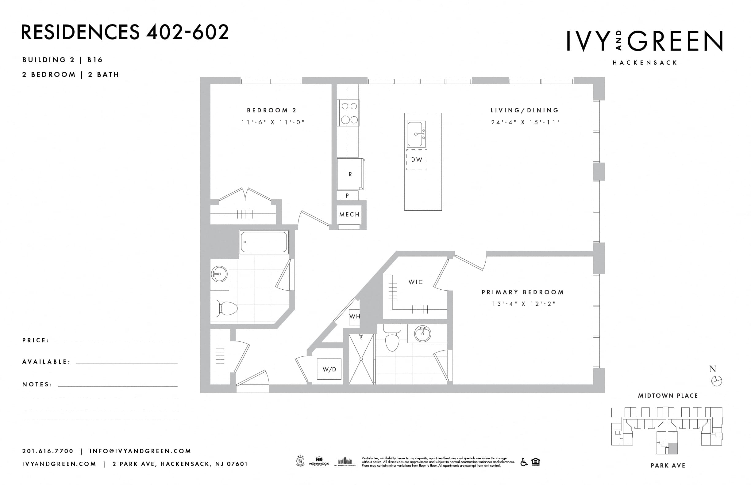 B16 floor plan