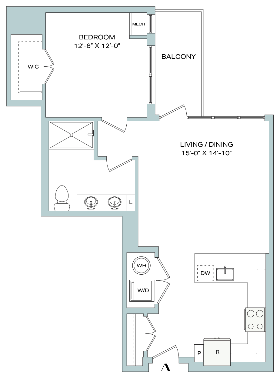 A13 floor plan