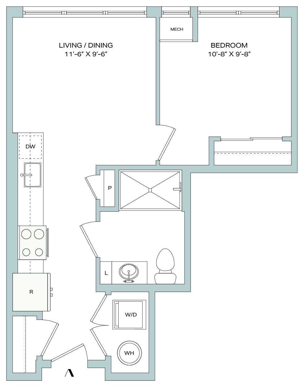 A04 floor plan at The Altiers