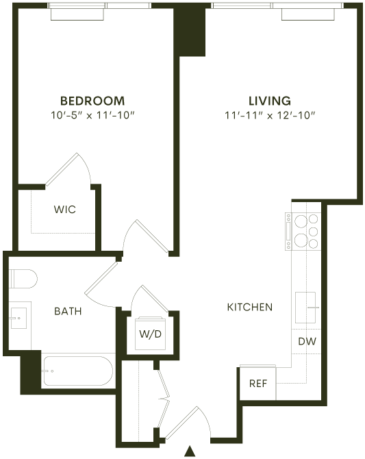 1C floor plan at Everton