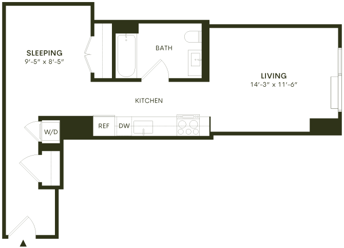 0B floor plan at Everton