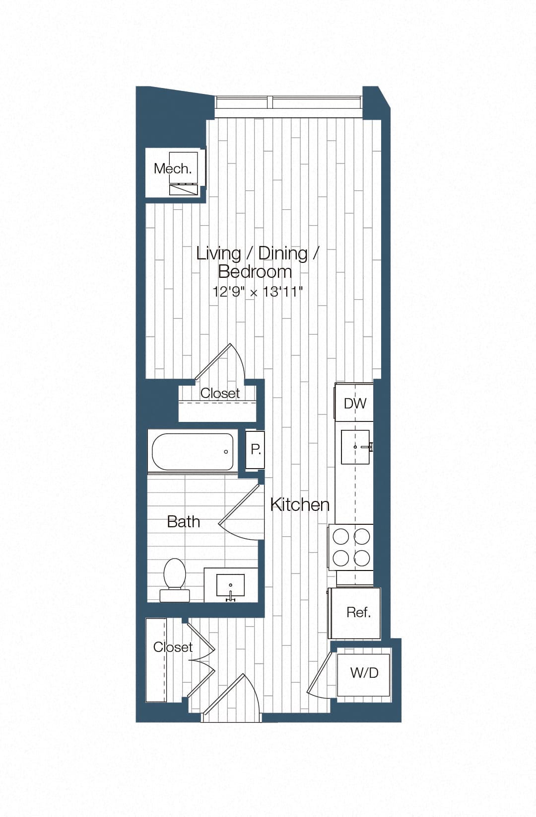 S1 floor plan at Haus25