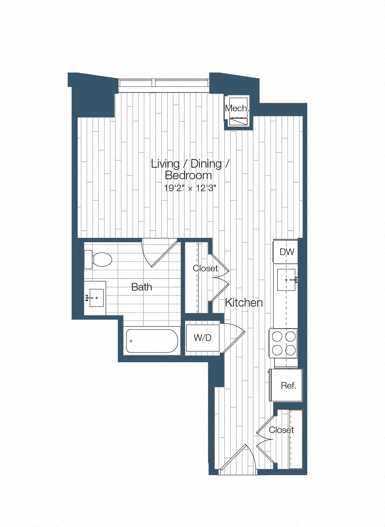 S7A floor plan at Haus25