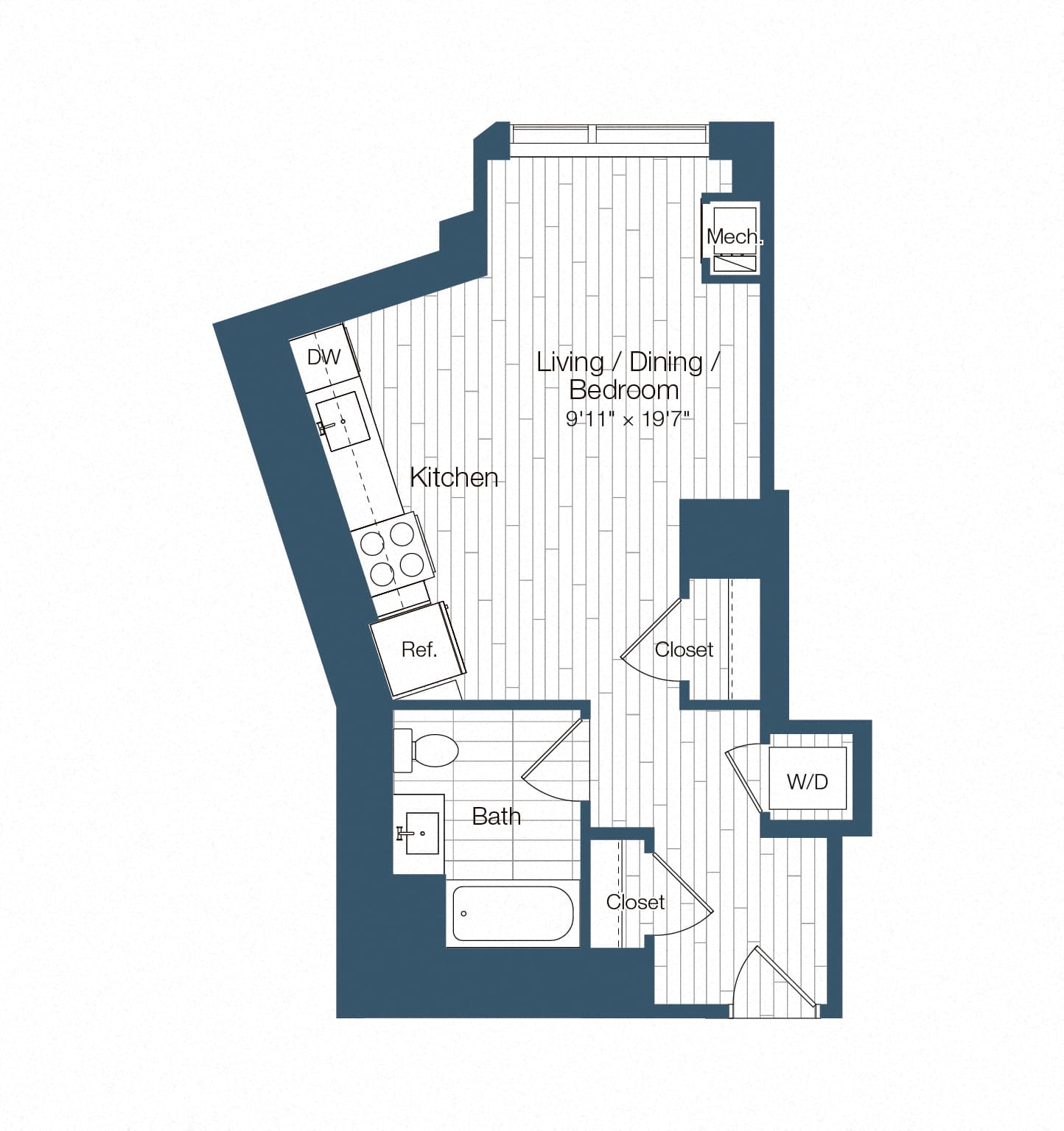 S4 floor plan at Haus25
